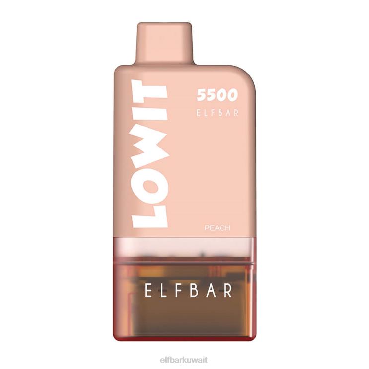 ELFBAR طقم جراب مملوء مسبقًا لويت 5500 2% نيك عصير الخوخ 8H8NR130