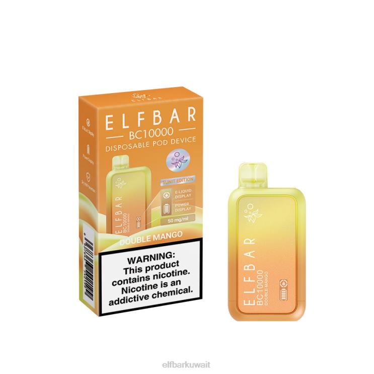 ELFBAR أفضل نكهة vape bc10000 الأعلى مبيعًا مانجو مزدوج 8H8NR11